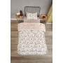 ETE HOMETEX TEK KİŞİLİK LÜX WELSOFT YORGAN SETİ AKSU BEJ 155X215CM 8696474231931